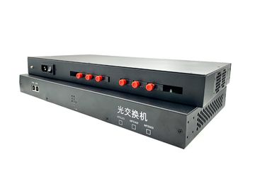 Custom Industrial Fiber Switch 1310nm / 1550nm 20km Long Transmission Distance