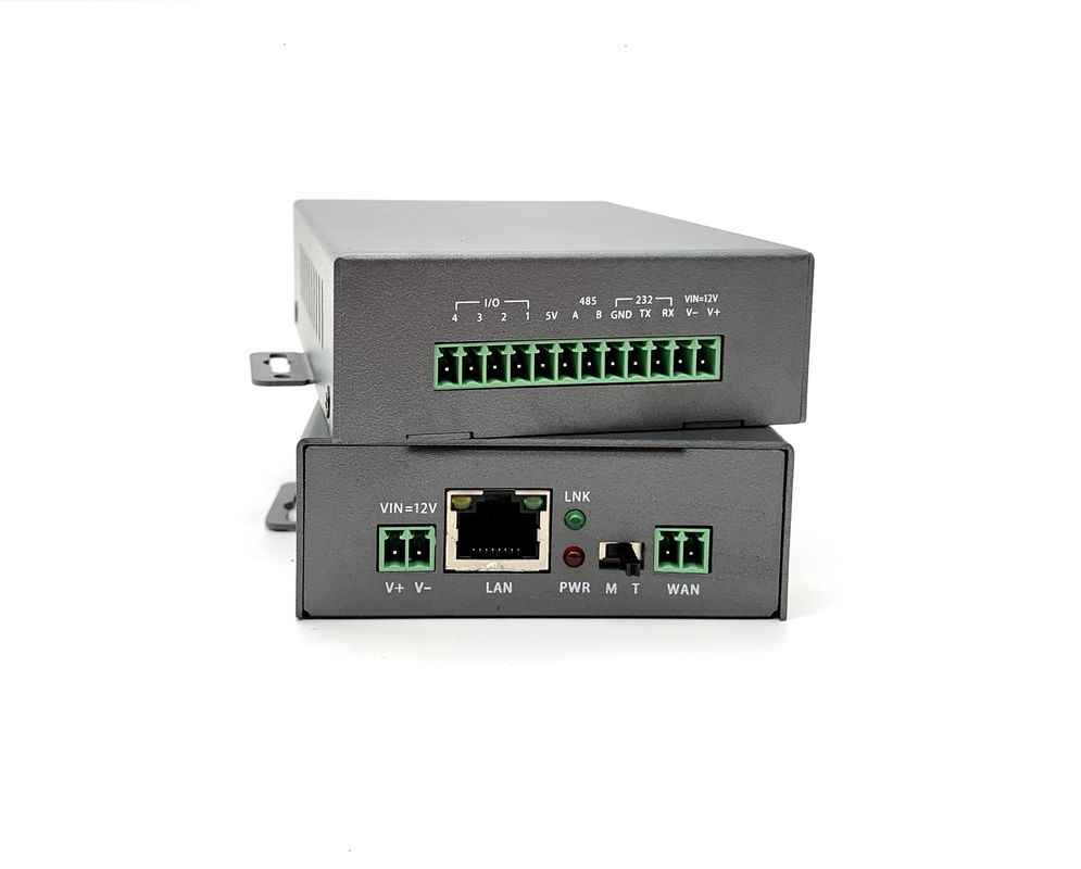 100X74X26mm Serial Port Converter , RS232 To Ethernet IP Converter